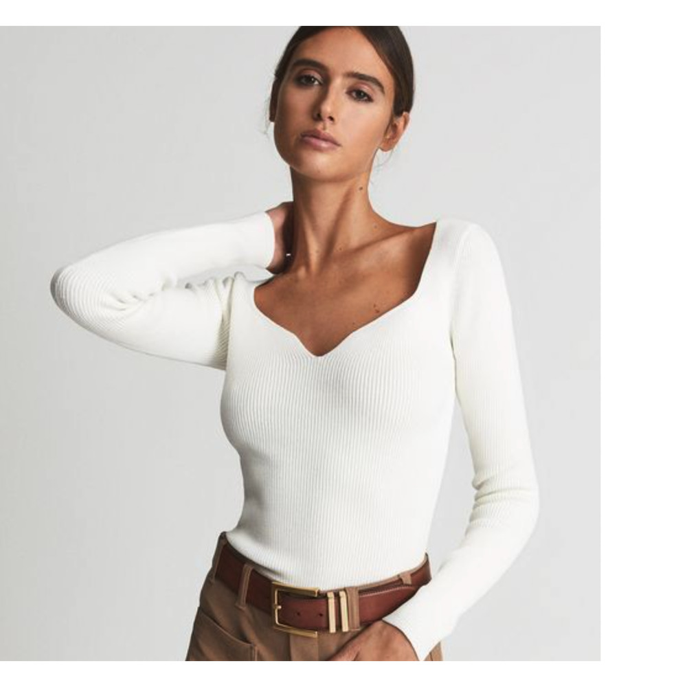 Reiss Rib Top